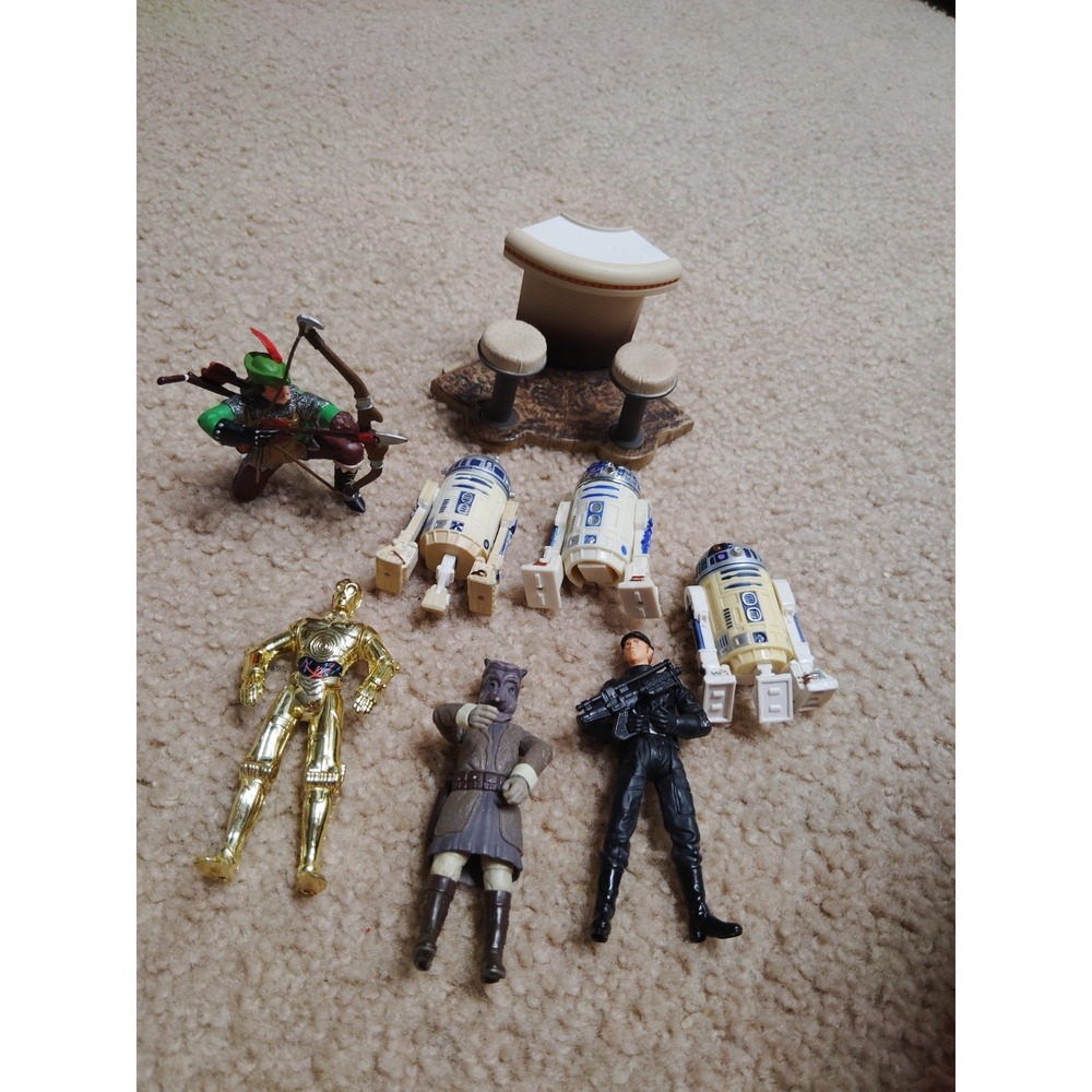 Vintage 90s Y2K Star Wars Kenner And FTL Action Figures 3-5"